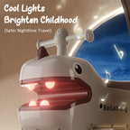 Dino Wiggle Car Funny Baby Gliding Car with 360° Silent Wheels and Dazzling Headlights