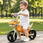 10'' Dinosaur Balance Bike No-Pedal Toddler Training Bicycle with CPC Certification for Kids Aged 18 Months +