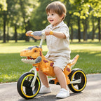 10'' Dinosaur Balance Bike No-Pedal Toddler Training Bicycle with CPC Certification for Kids Aged 18 Months +