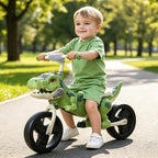 10'' Dinosaur Balance Bike No-Pedal Toddler Training Bicycle with CPC Certification for Kids Aged 18 Months +