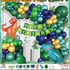 Dinosaur Birthday Party Decorations Set with Happy Birthday Banner for Kids Dino Party Supplies