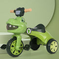 Dinosaur Kids Tricycle Foldable 3-wheel Car Ride-On Car with Large Storage