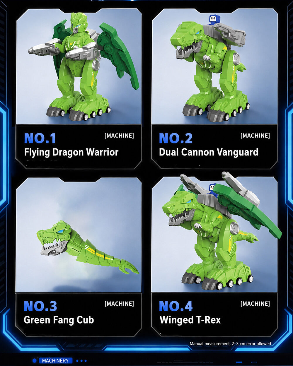 Dinosaur Magnetic Building Blocks Transform Robot Building Toy Magnet Assembly Tyrannosaurus for Kids