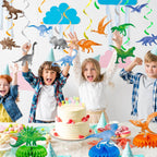 Dinosaur Party Supplies Set Disposable Tableware Kit for Kids Dino-themed Birthday Celebrations