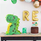 Dinosaur Pinata Kit Cartoon T-rex Pinata with Blindfold Bat & Confetti for Kids  Dino Themed Party