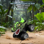 2.4GHz Dinosaur RC Car Off-Road Monster Car Movable Mouth RC Truck with Colorful Light