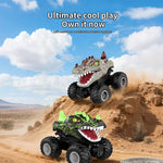 2.4GHz Dinosaur RC Car Off-Road Monster Car Movable Mouth RC Truck with Colorful Light