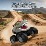 2.4GHz Dinosaur RC Car Off-Road Monster Car Movable Mouth RC Truck with Colorful Light