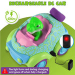 Dinosaur Remote Control Car 2.4G Cartoon RC Car Rechargeable Battery with Light and Music