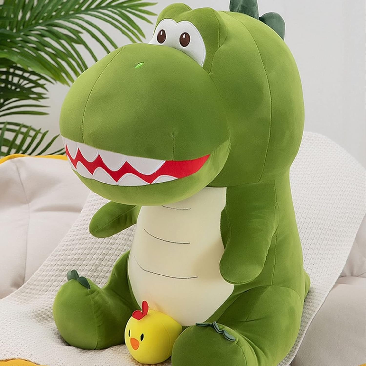 Dinosaur Stuffed Animal Cute Soft Plush Toy Sleeping Pillow Holiday Gift For Kids and Adults