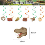 Dinosaur Themed Decorations Set All-in-One Birthday Party Supplies with Banner, Balloons, Cake Topper