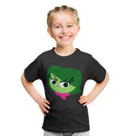 Girls Disgust Shirt Inside 2 Kids Summer T-shirt Emotion Disgust Costume