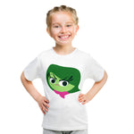 Girls Disgust Shirt Inside 2 Kids Summer Cotton T-shirt Emotion Disgust Costume