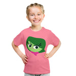 Girls Disgust Shirt Inside 2 Kids Summer T-shirt Emotion Disgust Costume