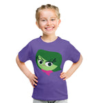 Girls Disgust Shirt Inside 2 Kids Summer T-shirt Emotion Disgust Costume