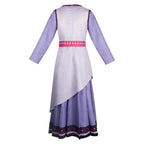 Wish Dress Asha Princess Costume Dress-up Set with Waist Bag and Belt for Girls
