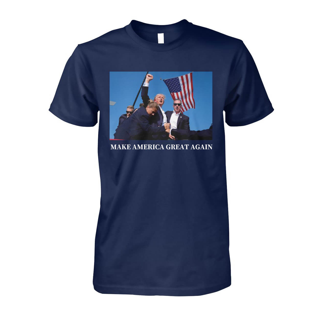 Donald Trump Shot T-Shirts MAKE AMERICA GREAT AGAIN Donald Trump Fist Pump Tees