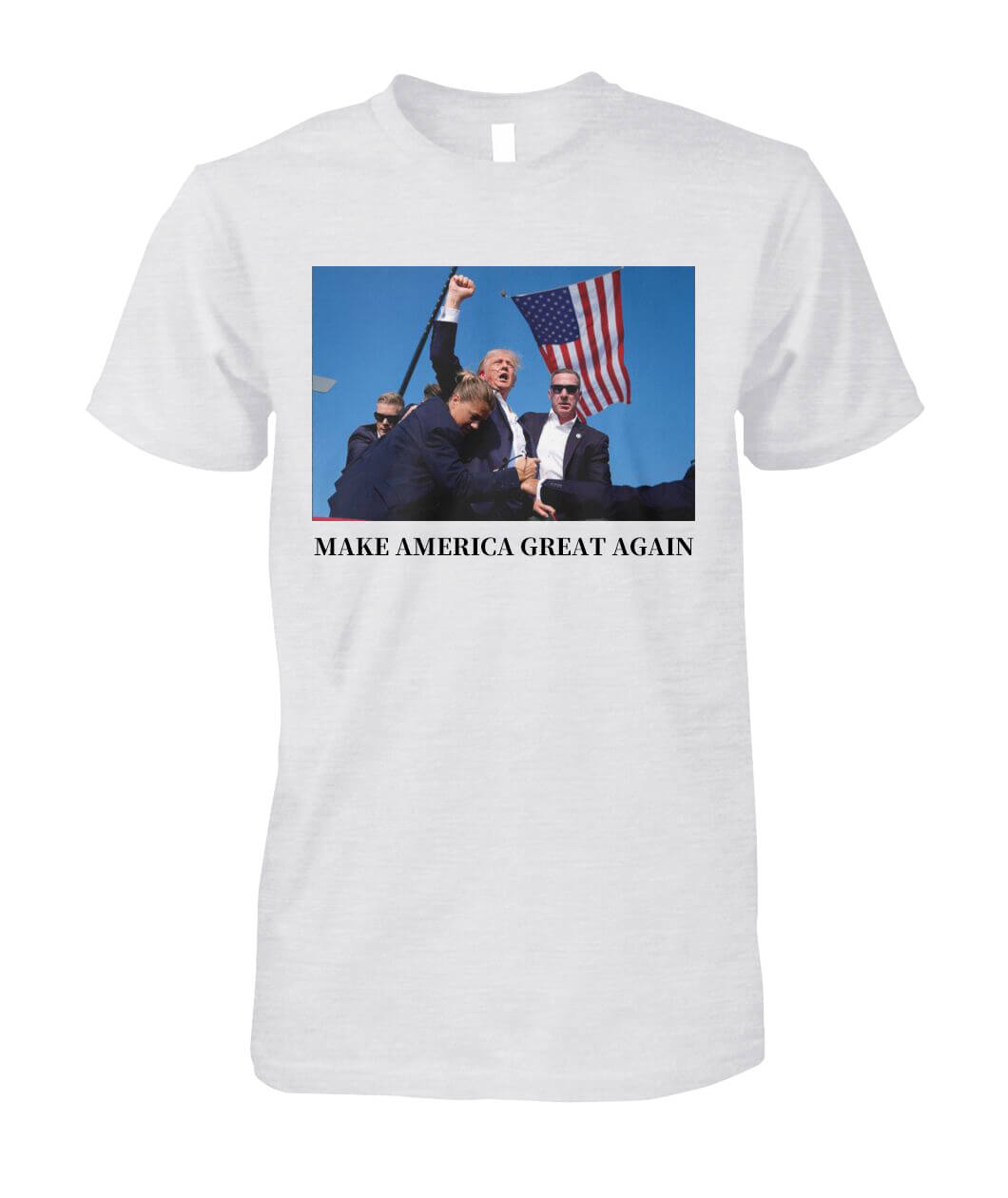 Donald Trump Shot T-Shirts MAKE AMERICA GREAT AGAIN Donald Trump Fist Pump Tees