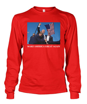 Make America Great Again Donald Trump Shot Shirts