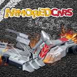Double Fighting Armored Car 2.4G Remote Control Car Parent-child Battle Electric Toy Car