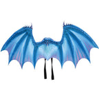 Kids Dragon Wings T-rex PU Mask Set Dinosaur Cosplay Costume Props for Halloween Dress Up