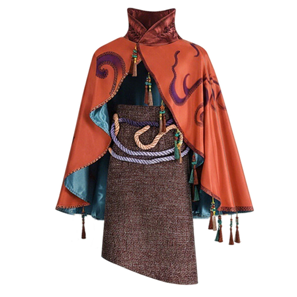 Peylak Costume The Lead of the Wind Traders Outfit Cape and Loincloth Suit for Dress Up Party