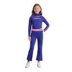 Kids Adults Addison Costume Zombies Blue Sweatshirt and Pants Suit for Cosplay Carnival