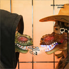 Electric Dino Spray Mask with Colorful Light Realistic Voice-changing Mask For Kids and Adults