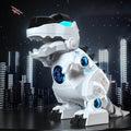 Electric Dinosaur Toy Gear T-Rex Toy with LED Lights and Roar Sounds Walking Swing Dinosaur Robot for Kids