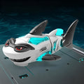 Electric Shark Toy Universal Running Mechanical Swinging Shark with Light Music Holiday Gift