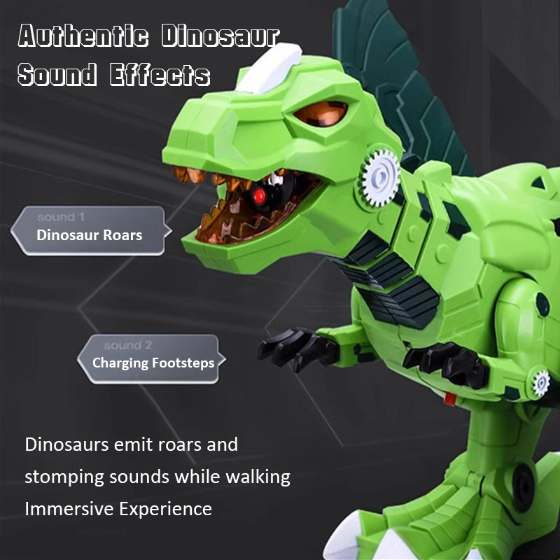 Mechanical Walking Dinosaur Battery Powered T-Rex with Mist Spray and Sound Effects