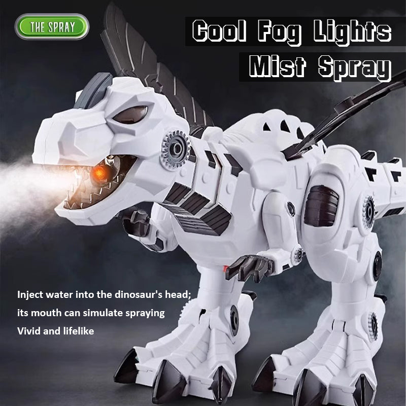 Mechanical Walking Dinosaur Battery Powered T-Rex with Mist Spray and Sound Effects