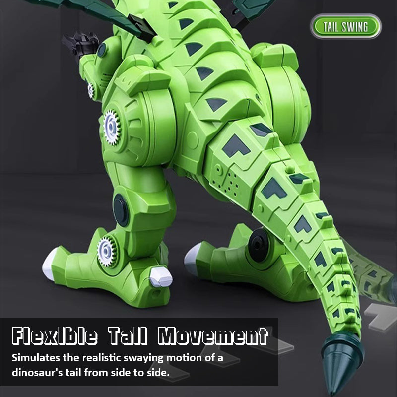Mechanical Walking Dinosaur Battery Powered T-Rex with Mist Spray and Sound Effects