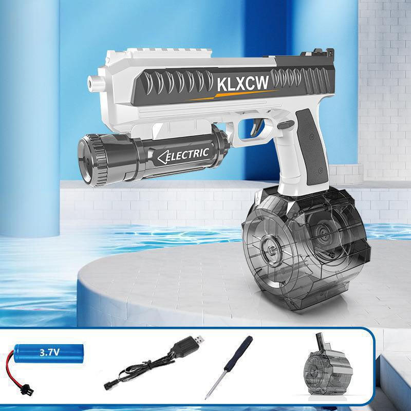 Electric Water Gun Manual Automatic Dual Use Large-capacity Water Gun Summer Toys