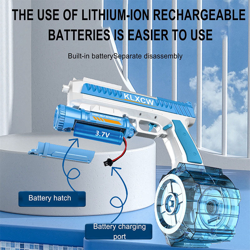 Electric Water Gun Manual Automatic Dual Use Large-capacity Water Gun Summer Toys