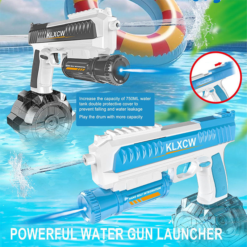 Electric Water Gun Manual Automatic Dual Use Large-capacity Water Gun Summer Toys
