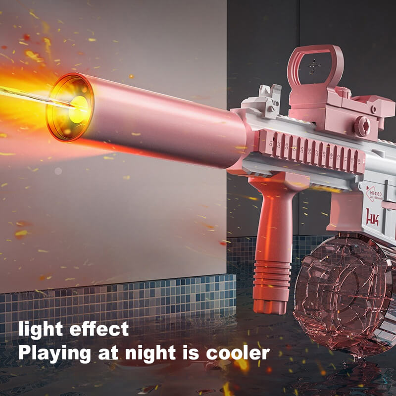 Electric Water Gun with Light Large Capacity Water Tank 32ft Range Summer Gift for Adult Kids