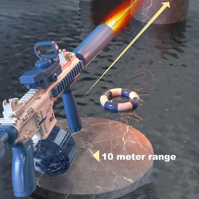 Electric Water Gun with Light Large Capacity Water Tank 32ft Range Summer Gift for Adult Kids