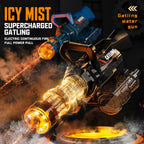 Electric Water Gun with Mist Effect and LED Lights 32.8FT Long Range Water Gun Summer Outdoor Toys For Kids and Adults