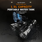 Electric Water Gun with Mist Effect and LED Lights 32.8FT Long Range Water Gun Summer Outdoor Toys For Kids and Adults