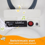 2 in 1 Electric Wiggle Car 6V 360° Swing Ride on Car Dual Motor Car with Music Light For Kids