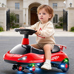 Electric Wiggle Car 6V Soft Start Ride On Car Multiple Anti-rollover With Music & Light For Kids