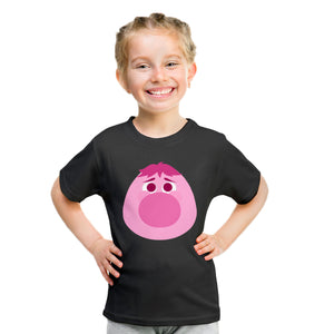 Girls Embarrassment T-Shirt Kids Emotion Tops 100% Cotton Shirt 2024 Summer Tee