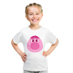 Girls Embarrassment T-Shirt Kids Emotion Tops 100% Cotton Shirt 2024 Summer Tee