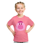 Girls Embarrassment T-Shirt Kids Emotion Tops 100% Cotton Shirt 2024 Summer Tee