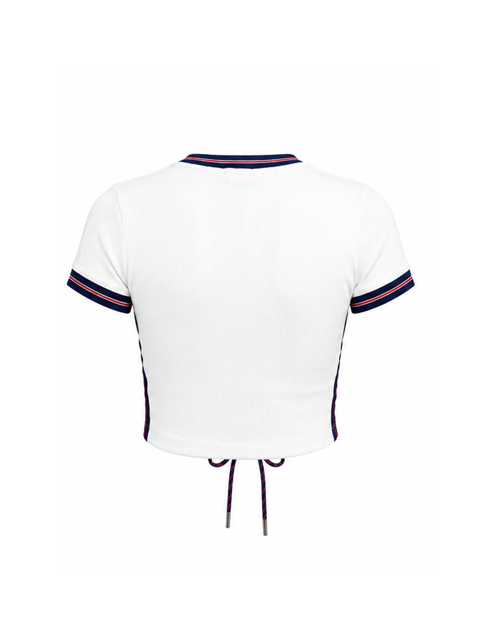 English Premier League Jersey White British It's Coming Home Inspired Crop Top for Soccer Game Night Lounging