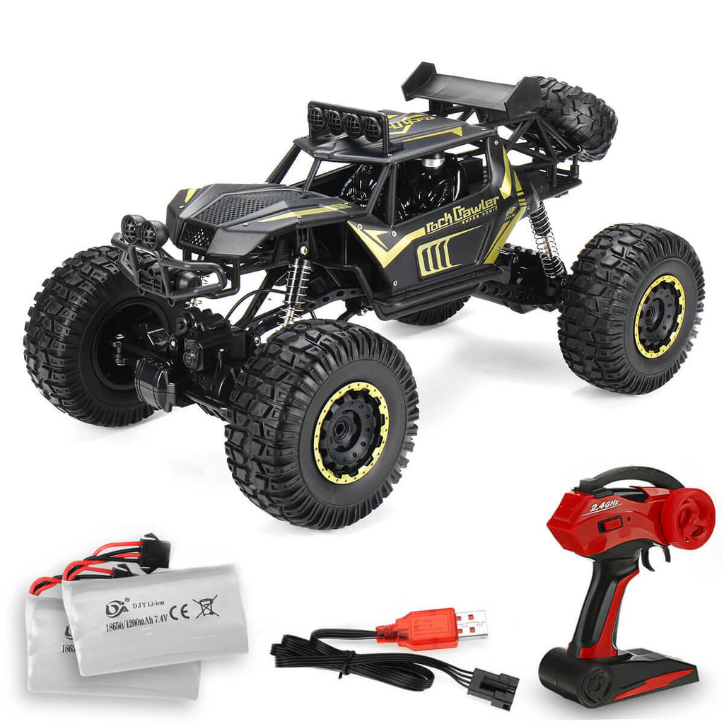 1/8 Large RC Car 4WD Remote Control Monster Truck Rock Crawler Climbing Buggy