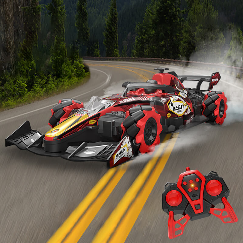 F1 RC Car 1/10 Scale 2.4Ghz Electric Powered F1 Racing Car w/ Drift Spray Full Function