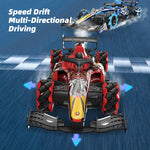 F1 RC Car 1/10 Scale 2.4Ghz Electric Powered F1 Racing Car w/ Drift Spray Full Function