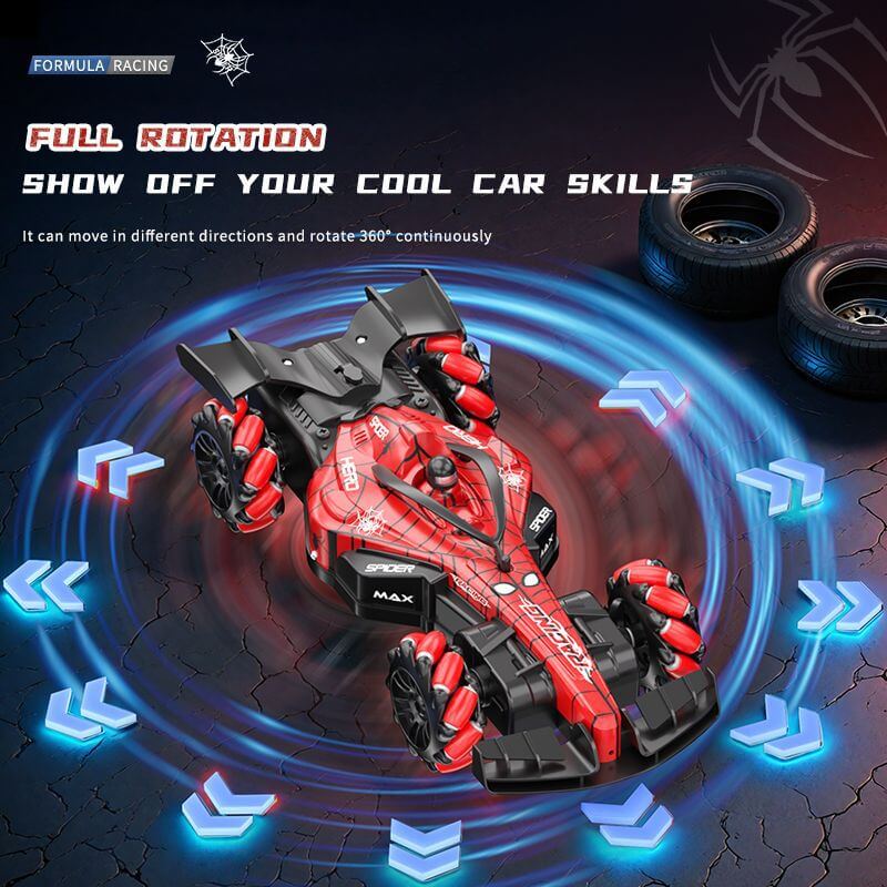 F1 Remote Control Car 2.4G Formula Racing Car RC Drift Stunt Car with Spray Light